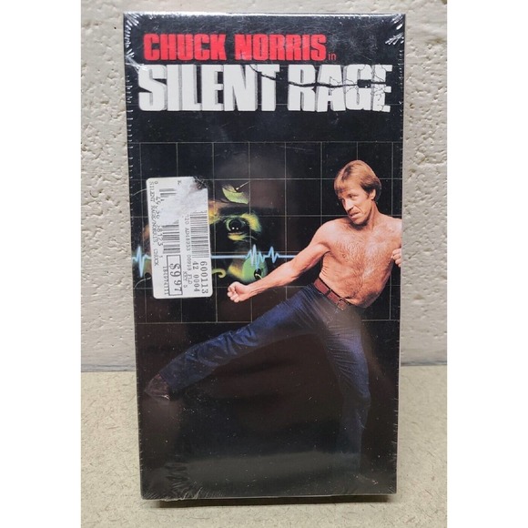 Silent Rage VHS Tape Horror Scifi Karate Kung Fu Movie Chuck Norris NEW SEALED - Picture 1 of 5